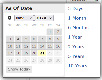 screener date picker